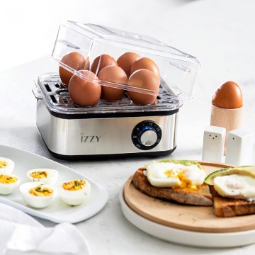 Izzy IZ-8201 Βραστήρας Αυγών 8 Θέσεων 600W Ασημί Izzy IZ-8201 Βραστήρας Αυγών 8 Θέσεων 600W Ασημί